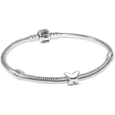 PANDORA Bracelet à breloques pour femme avec mini papillon, argent sterling 925, lot, ensemble de bijoux tendance et moderne 21500 PANDORA Bracelet à breloques pour femme avec mini papillon, argent sterling 925, lot, ensemble de bijoux tendance et moderne 21500