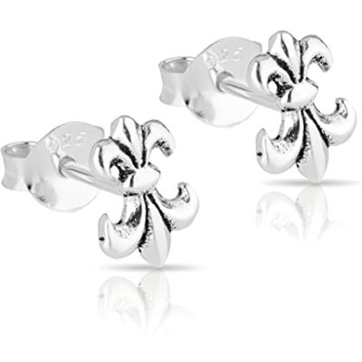 NKlaus Paire de Lys Boucles d'oreilles Femme Argent Sterling 925 Boucles d'oreilles Gothique 3134 NKlaus Paire de Lys Boucles d'oreilles Femme Argent Sterling 925 Boucles d'oreilles Gothique 3134