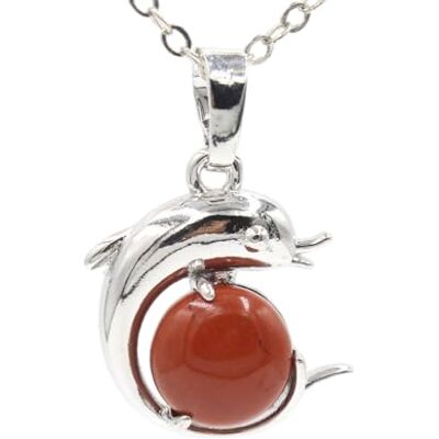 KYINYUECH 1 collier pendentif dauphin pierre naturelle améthyste rose pendentifs, Pierre KYINYUECH 1 collier pendentif dauphin pierre naturelle améthyste rose pendentifs, Pierre