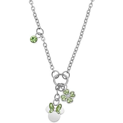 Disney Collier Mickey Mouse, taille unique, Acier inoxydable Disney Collier Mickey Mouse, taille unique, Acier inoxydable