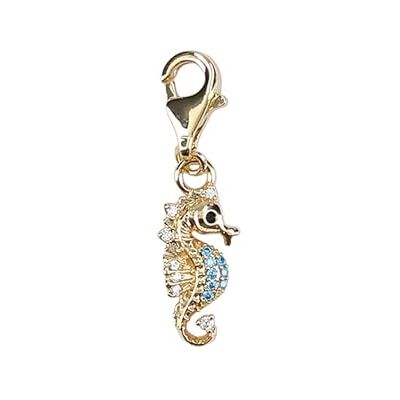 Depesche 11785-077 Breloques express yourself Pendentif pour colliers et bracelets, hippocampe doré, petit cadeau Depesche 11785-077 Breloques express yourself Pendentif pour colliers et bracelets, hippocampe doré, petit cadeau