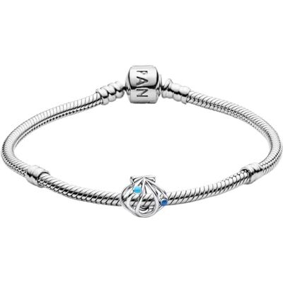 PANDORA Bracelet en argent pour femme, cadeau coquillage Lot 19 cm PANDORA Bracelet en argent pour femme, cadeau coquillage Lot 19 cm