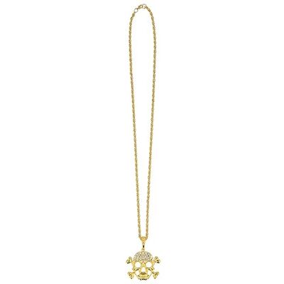 Boland 72326 Collier Tête de Mort Or Taille Unique Boland 72326 Collier Tête de Mort Or Taille Unique