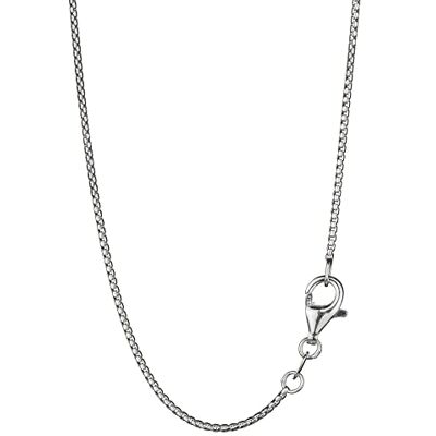 NKlaus Collier vénitien 80cm ovale pressé argent 925 1,0mm large collier fin 8484 NKlaus Collier vénitien 80cm ovale pressé argent 925 1,0mm large collier fin 8484