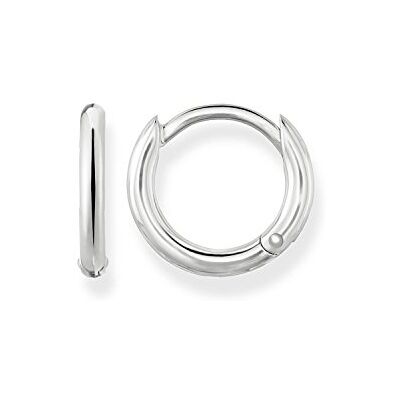 Thomas Sabo Boucles d'oreilles créoles classiques en argent sterling 925 CR607 Thomas Sabo Boucles d'oreilles créoles classiques en argent sterling 925 CR607