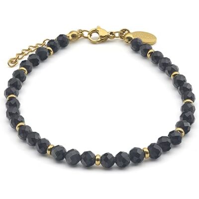 LAVISA Bracelet en pierre précieuse grenat Perles de 4 mm Perles en pierre naturelle véritable Perles de cristal Pierres de guérison Taille unique avec rallonge, 4.0mm, Pierre précieuse LAVISA Bracelet en pierre précieuse grenat Perles de 4 mm Perles en pierre naturelle véritable Perles de cristal Pierres de guérison Taille unique avec rallonge, 4.0mm, Pierre précieuse