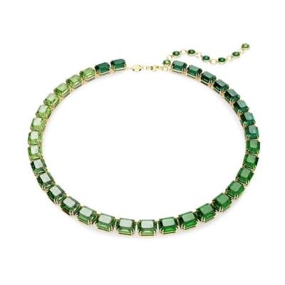 Swarovski Collier Millenia 5671257 Vert Dégradé, Métal Swarovski Collier Millenia 5671257 Vert Dégradé, Métal