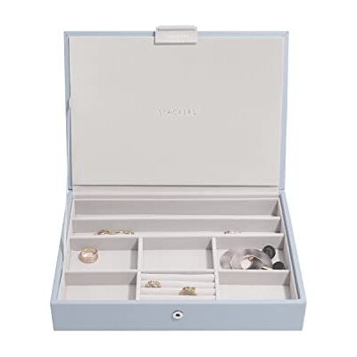 Stackers Lavande Classic Boîte à bijoux avec couvercle Taille M Stackers Lavande Classic Boîte à bijoux avec couvercle Taille M