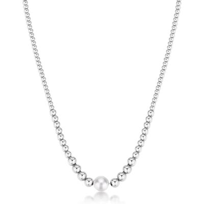 Brosway Perfect BPC03 Collier pour femme en acier inoxydable 316L argenté Élégant bijou pour le quotidien et les occasions spéciales Brosway Perfect BPC03 Collier pour femme en acier inoxydable 316L argenté Élégant bijou pour le quotidien et les occasions spéciales