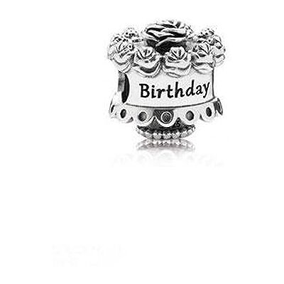 PANDORA Silber Charm Happy Birthday Geburtstag 791289 PANDORA Silber Charm Happy Birthday Geburtstag 791289