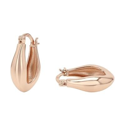 TOM TAILOR Boucles d'Oreilles pour Femme en Argent 925 Créole TOM TAILOR Boucles d'Oreilles pour Femme en Argent 925 Créole