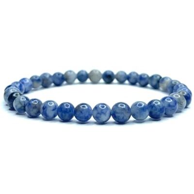 Felicidade Bracelet en Sodalite du Brésil Pierre Naturelle Pierres fines et Précieuses Bracelet Homme Bijoux Minéraux Cadeau Femme Cadeau Anniversaire Femme et Homme Felicidade Bracelet en Sodalite du Brésil Pierre Naturelle Pierres fines et Précieuses Bracelet Homme Bijoux Minéraux Cadeau Femme Cadeau Anniversaire Femme et Homme