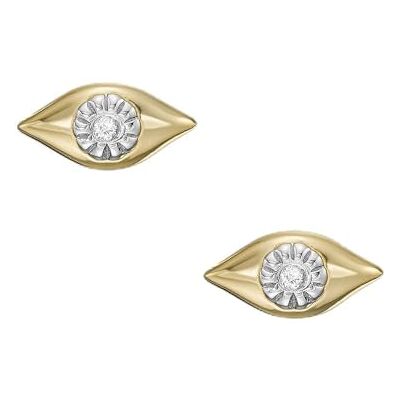 Fossil boucles d'oreilles en acier inoxydable ou semi-précieux pour femmes avec fermeture à l'aide d'un mousqueton Fossil boucles d'oreilles en acier inoxydable ou semi-précieux pour femmes avec fermeture à l'aide d'un mousqueton