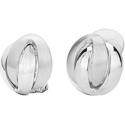 Traveller Boucles d'oreilles à clip Pour femme Rond Mat/brillant Différentes couleurs, Argent Traveller Boucles d'oreilles à clip Pour femme Rond Mat/brillant Différentes couleurs, Argent