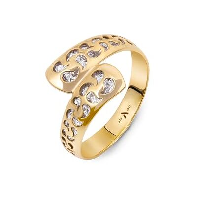Amberta Bague pour Femme en Or 9 Carats ou 14 Carats Bague en Or Massif Spirale, Fleur, Filigrane Cadeau Femme: Or 9 Carats Taille 53.8 Amberta Bague pour Femme en Or 9 Carats ou 14 Carats Bague en Or Massif Spirale, Fleur, Filigrane Cadeau Femme: Or 9 Carats Taille 53.8