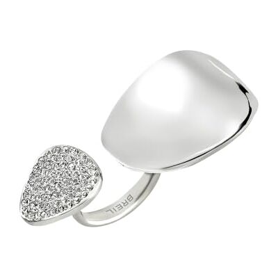 BREIL , Bague pour femme en acier, pavé de cristaux, taille 5 Collection B Whisper Glow, pavé de cristaux, taille 5, 5, idée cadeau pour femme BREIL , Bague pour femme en acier, pavé de cristaux, taille 5 Collection B Whisper Glow, pavé de cristaux, taille 5, 5, idée cadeau pour femme