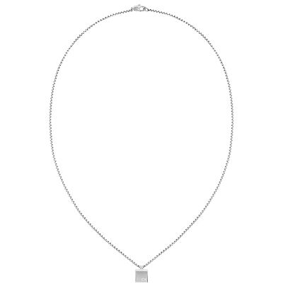 Calvin Collier avec Pendentif pour Homme Collection MINIMALISTIC SQUARES en Acier Inoxydable Disponible en Version Argentée ou Dorée Calvin Collier avec Pendentif pour Homme Collection MINIMALISTIC SQUARES en Acier Inoxydable Disponible en Version Argentée ou Dorée