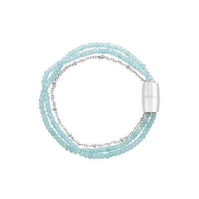 BREIL Jewellery Collection TJ3623 Bracelet magnétique pour femme en acier coloré Argenté Taille 19,5 avec cristal BREIL Jewellery Collection TJ3623 Bracelet magnétique pour femme en acier coloré Argenté Taille 19,5 avec cristal