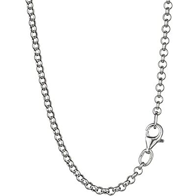 NKlaus 70cm élégant pois collier rond 925 argent 2,5mm large collier argent collier 8342 NKlaus 70cm élégant pois collier rond 925 argent 2,5mm large collier argent collier 8342