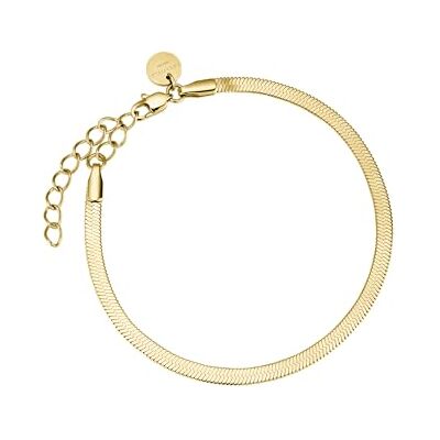 Rosefield Bracelet Femme Snake en Acier Inoxydable Rosefield Bracelet Femme Snake en Acier Inoxydable