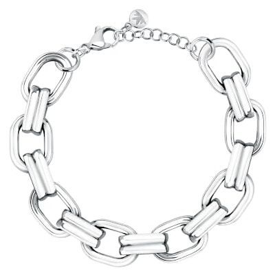 Morellato Bracelet vintage pour femme Acier, argenté, taille 17 + 3 cm Morellato Bracelet vintage pour femme Acier, argenté, taille 17 + 3 cm