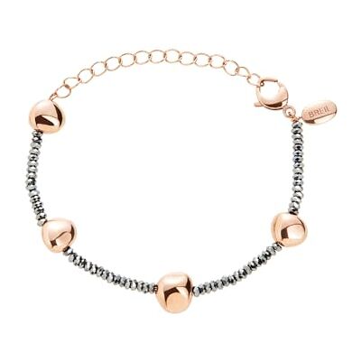 BREIL , Collection B Rocks Bracelet Femme en Acier Coloré avec Pierres Naturelles Longueur Réglable Fermeture à Mousqueton, Taille 21 cm, Bijoux Femme et Fille BREIL , Collection B Rocks Bracelet Femme en Acier Coloré avec Pierres Naturelles Longueur Réglable Fermeture à Mousqueton, Taille 21 cm, Bijoux Femme et Fille