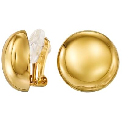 Traveller Boucles d'oreilles à clip Demi-sphère 19 mm Traveller Boucles d'oreilles à clip Demi-sphère 19 mm