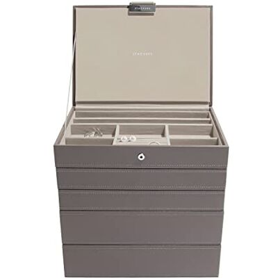 Stackers Boîte à bijoux Mink Classic Medium Lot de 5 Stackers Boîte à bijoux Mink Classic Medium Lot de 5