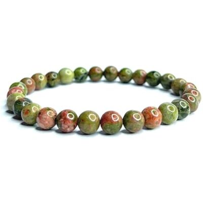 Felicidade Bracelet en Unakite Pierre Naturelle Pierres fines et Précieuses Bracelet Homme Bijoux Homme Cadeau Femme Cadeau Anniversaire Femme et Homme Felicidade Bracelet en Unakite Pierre Naturelle Pierres fines et Précieuses Bracelet Homme Bijoux Homme Cadeau Femme Cadeau Anniversaire Femme et Homme