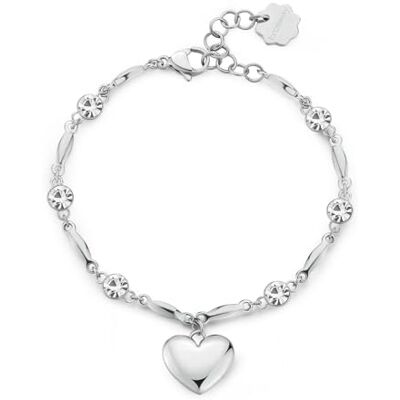 Brosway BHKB211 Bracelet Femme Love Chakra Acier Inoxydable 316L Argent avec Pendentif Coeur et Cristaux Bijoux Symbole pour Femme pour le quotidien et les occasions spéciales Brosway BHKB211 Bracelet Femme Love Chakra Acier Inoxydable 316L Argent avec Pendentif Coeur et Cristaux Bijoux Symbole pour Femme pour le quotidien et les occasions spéciales