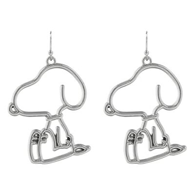 Disney Boucles d'oreilles en plaqué argent, taille unique, rhodium, sans pierre précieuse Disney Boucles d'oreilles en plaqué argent, taille unique, rhodium, sans pierre précieuse