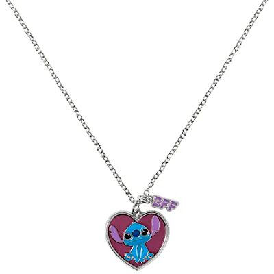 Disney Lilo & Stitch Lot de 2 colliers d'amitié BFF, One Size, Zinc, Pas de gemme Disney Lilo & Stitch Lot de 2 colliers d'amitié BFF, One Size, Zinc, Pas de gemme