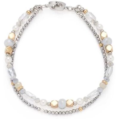 JEWELS BY LEONARDO LEONARDO Bracelet pour femme en acier inoxydable et pierre de verre Taille unique 89230429 JEWELS BY LEONARDO LEONARDO Bracelet pour femme en acier inoxydable et pierre de verre Taille unique 89230429