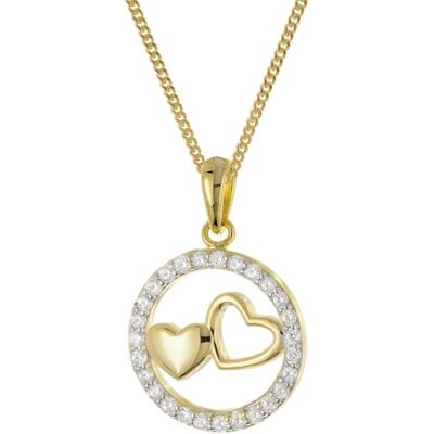 trendor Collier pour femme en argent 925 plaqué or 40 cm Un bijou tendance pour femmes, un accessoire magique trendor Collier pour femme en argent 925 plaqué or 40 cm Un bijou tendance pour femmes, un accessoire magique