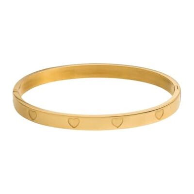 Purelei Valentines Armcuff Bracelet jonc ouvert en acier inoxydable avec cœur ouvert (60) Doré et argenté – Bijou romantique & Idée cadeau parfaite Purelei Valentines Armcuff Bracelet jonc ouvert en acier inoxydable avec cœur ouvert (60) Doré et argenté – Bijou romantique & Idée cadeau parfaite