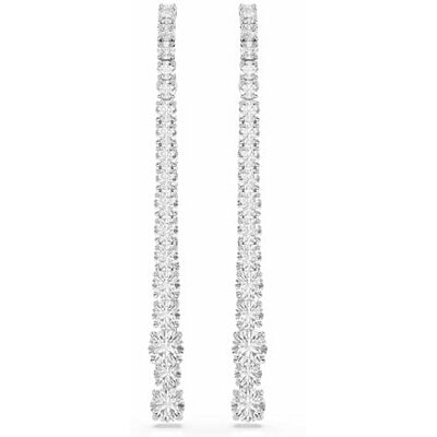 Swarovski Boucles d'oreilles Matrix, Dégradé de tailles rondes, Blanc, Métal rhodié, One Size, Cristal, Zircone cubique, One Size, Cristal, Zircone cubique Swarovski Boucles d'oreilles Matrix, Dégradé de tailles rondes, Blanc, Métal rhodié, One Size, Cristal, Zircone cubique, One Size, Cristal, Zircone cubique