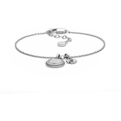 Giorgio Armani EGS3276040 Bracelet en acier inoxydable argenté pour femme Giorgio Armani EGS3276040 Bracelet en acier inoxydable argenté pour femme