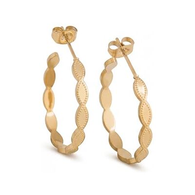 Akitsune Boucles d'oreilles pour femme Élégantes boucles d'oreilles en acier inoxydable 316L pour femme Imperméable et hypoallergénique, Acier inoxydable Akitsune Boucles d'oreilles pour femme Élégantes boucles d'oreilles en acier inoxydable 316L pour femme Imperméable et hypoallergénique, Acier inoxydable