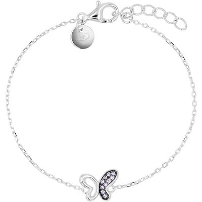 TOM TAILOR Bracelet pour Fille en Argent 925 avec Zircone Pendentif en Forme de Papillon TT-B0046 TOM TAILOR Bracelet pour Fille en Argent 925 avec Zircone Pendentif en Forme de Papillon TT-B0046