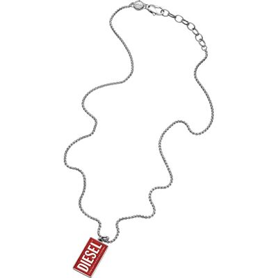 Diesel Homme en acier inoxydable avec fermoir mousqueton Collier dog tag Diesel Homme en acier inoxydable avec fermoir mousqueton Collier dog tag
