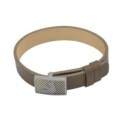Giorgio Armani Bracelet en acier inoxydable avec fermoir coulissant pour hommes Giorgio Armani Bracelet en acier inoxydable avec fermoir coulissant pour hommes