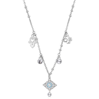 Brosway BHKN097 Collier pour femme en acier inoxydable avec symboles œil Brosway BHKN097 Collier pour femme en acier inoxydable avec symboles œil