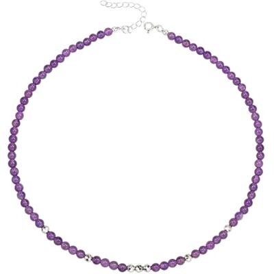 Unique Colliers de pierres précieuses véritable Choker 38cm court Chakra perles rond Ø 4mm chaîne de perles Unique Colliers de pierres précieuses véritable Choker 38cm court Chakra perles rond Ø 4mm chaîne de perles