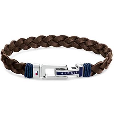 Tommy Hilfiger Jewelry Bracelet pour Homme en Cuir Marron 2790309 Tommy Hilfiger Jewelry Bracelet pour Homme en Cuir Marron 2790309