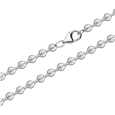 NKlaus Chaîne de boules de 50 cm 4,5 mm 925 argent sterling 24,1 g collier en argent 4266 NKlaus Chaîne de boules de 50 cm 4,5 mm 925 argent sterling 24,1 g collier en argent 4266