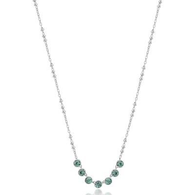Brosway Collier Symphonia pour femme en acier inoxydable avec cristaux de couleur argentée avec fermoir mousqueton, longueur : 45 cm, BYM160 Brosway Collier Symphonia pour femme en acier inoxydable avec cristaux de couleur argentée avec fermoir mousqueton, longueur : 45 cm, BYM160