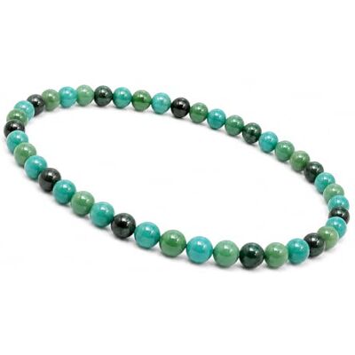 Unique Bracelet en pierres précieuses discrètes pour femme, diamètre de 4 mm, perles chakra de Bouddha Unique Bracelet en pierres précieuses discrètes pour femme, diamètre de 4 mm, perles chakra de Bouddha