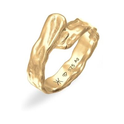 Kuzzoi Bague pour homme 12 mm Aspect usé structuré martelé Argent sterling 925 plaqué or Taille 60-66, 0606981325, 60, Métal précieux Kuzzoi Bague pour homme 12 mm Aspect usé structuré martelé Argent sterling 925 plaqué or Taille 60-66, 0606981325, 60, Métal précieux