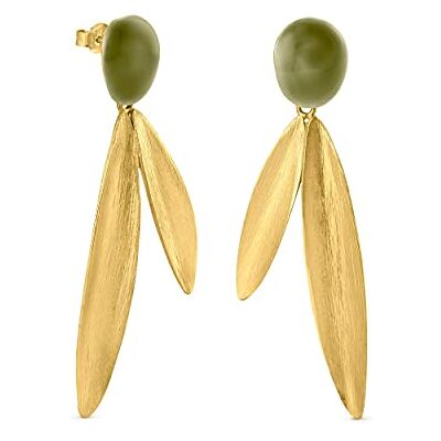 ART BOUCLES D'OREILLES DORÉES OLIVIA Conçu par Clara Niubò Collection Olivia Boucles d'oreilles dorées plaqué or 24 carats doré, Métal ART BOUCLES D'OREILLES DORÉES OLIVIA Conçu par Clara Niubò Collection Olivia Boucles d'oreilles dorées plaqué or 24 carats doré, Métal