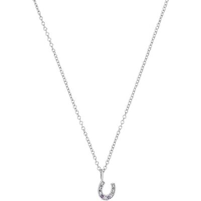 TOM TAILOR Collier pour Fille en Argent 925 avec Zircone Pendentif en Forme de Fer à Cheval TT-N0002 TOM TAILOR Collier pour Fille en Argent 925 avec Zircone Pendentif en Forme de Fer à Cheval TT-N0002